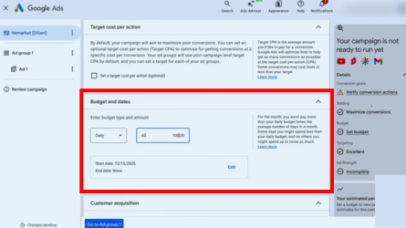 Cara Setting Kampanye Demand Gen Google Ads - step 7
